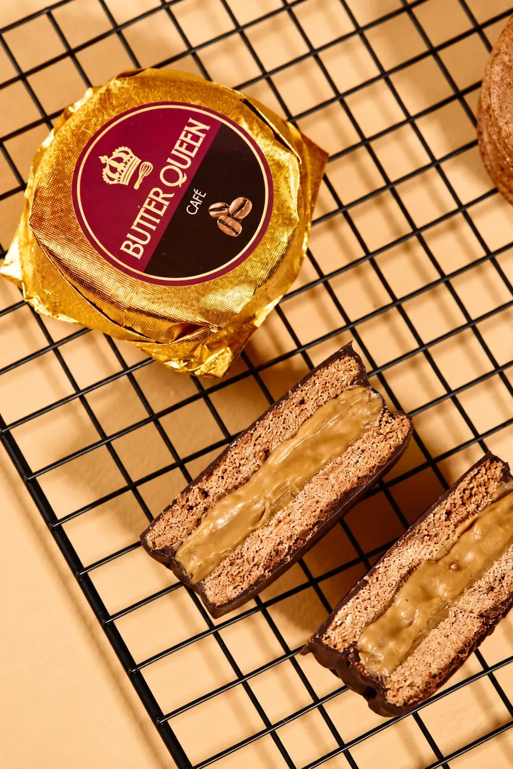 Alfajor de Café y su envoltorio